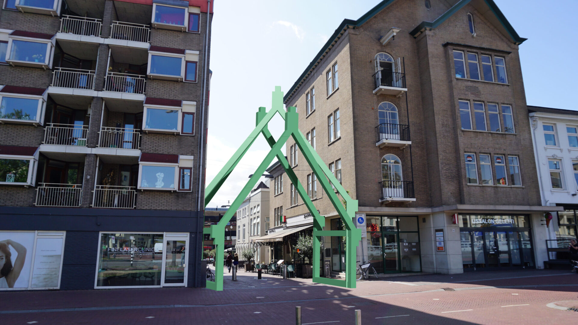 Kunstwerk entree Korenmarkt | Come on in