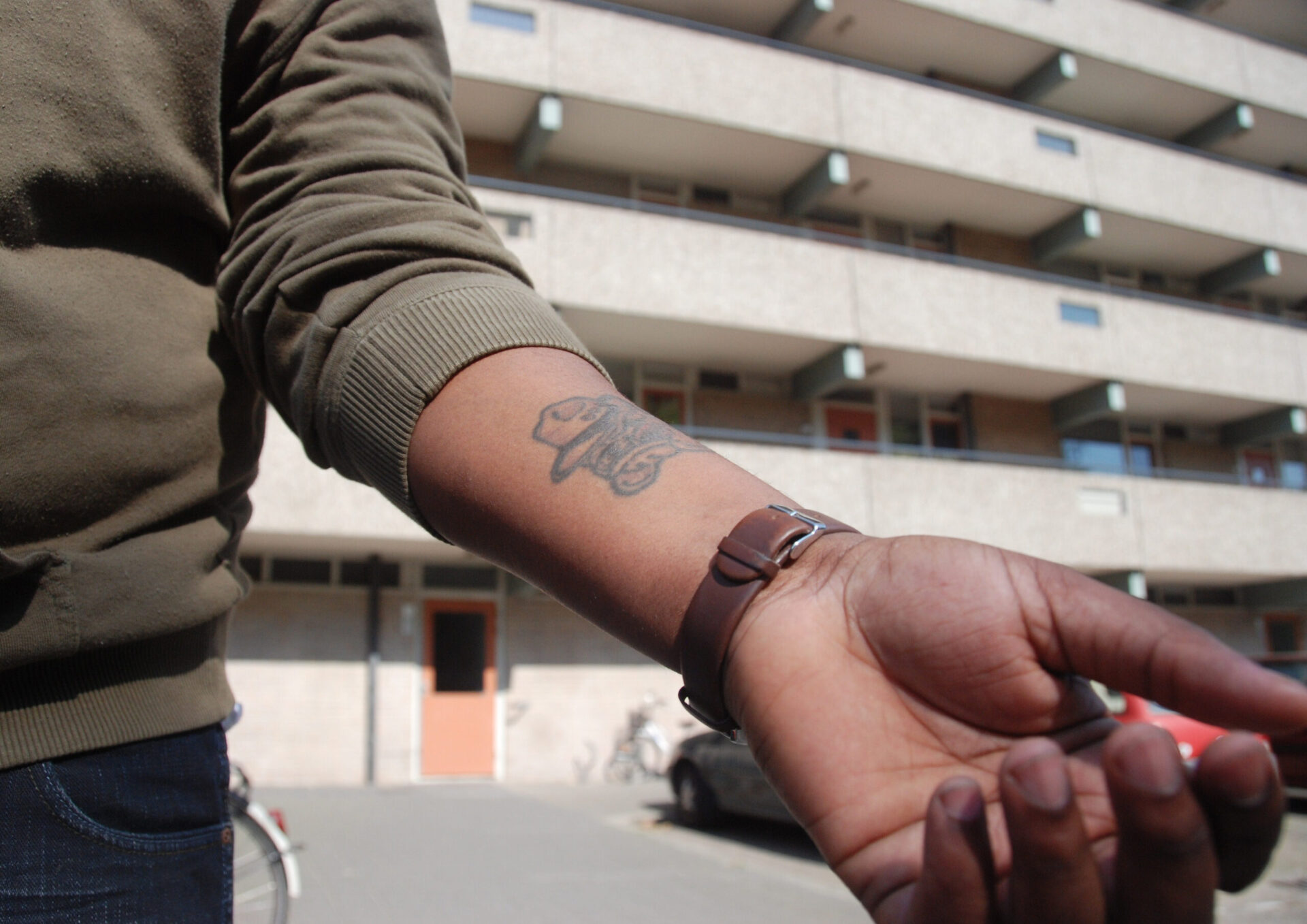 Community art in het trappenhuis flat Douglas | Multi me